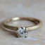 Satin Finish Four Prong Solitaire