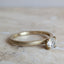Satin Finish Four Prong Solitaire