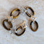 Mid Century Tigers Eye and Starburst Bracelet