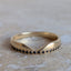 Black Diamond Notch Eternity Ring