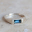 Topaz Baguette Signet Ring