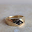 Black Diamond Cusp Ring