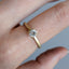 Satin Finish Four Prong Solitaire