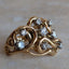 Brutalist Diamond Cluster Ring