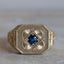 Rhodes Fancy Sapphire Signet Ring