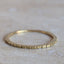 Thin Sugar Brick Ring: Gold