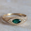 Marquise Emerald Eye Ring