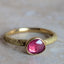 Organic Pink Spinel Stacking Ring