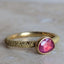 Organic Pink Spinel Stacking Ring