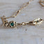Round Emerald Unorthodox Necklace