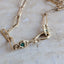 Round Emerald Unorthodox Necklace