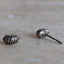 Silver Roly Poly Stud Earrings