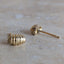Gold Roly Poly Stud Earrings
