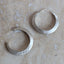 Silver Nairobi Hoop Earrings