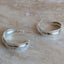 Silver Ridge Hoop Earrings