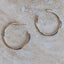 Silver Large Maji Hoop Earrings