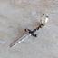 Wavy Dagger Weaponry Huggie Earring