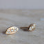 Aimee Diamond Eye Stud Earrings