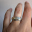 Brutalist Band with Yellow Sapphire