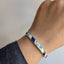 Silver Inlay Cuff Bracelet