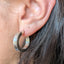 Square Edge Hoop Earrings