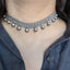 Mexican Silver Fringe Necklace
