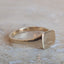 Gold Square Signet Ring