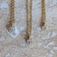 Diamond Milgrain Necklace (2.5mm)