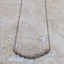 Silver Lovers Eye Bar Necklace