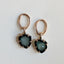 Green Tourmaline Drop Earrings