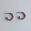 Silver Little Hoops