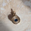 Sapphire Spiral Charm