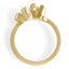 Gold Sugar Lump Ring