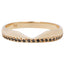 Black Diamond Notch Eternity Ring