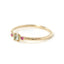 Green and Pink Prism Ring