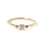 Pink and Blue Prism Ring