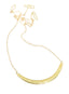 Gold Compressed Sand Bar Neckalce