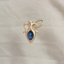 Sapphire Cabochon Amphora Pendant