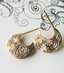 Beloved Rose Disc Hoops