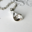 Silver Calla Pendant Necklace