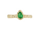 Emerald Pearl Metamorphic Ring