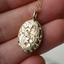 Gold Acanthus Pendant