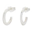 Silver Soft Huggie Hoops