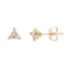 Champagne Triangle Stud Earrings