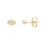 White Diamond Marquise Studs