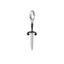 Parrying Dagger Weaponry Huggie Earring