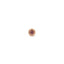 Red Sapphire Milgrain Stud (2.5mm)