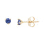 3 Prong Set Sapphire Studs