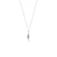 Lil Chili Gray Diamond Silver Necklace